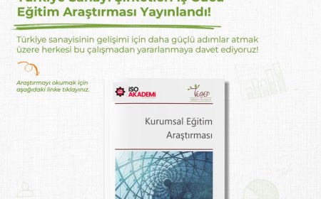 Türkiye Sanayi Şirketleri İş Gücü Eğitim Araştırması Yayında