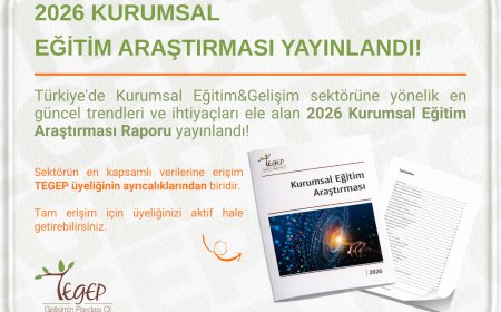 TEGEP 2025 Kurumsal Eğitim Araştırması Kurumsal Eğitim Ekosistemine Işık Tutuyor