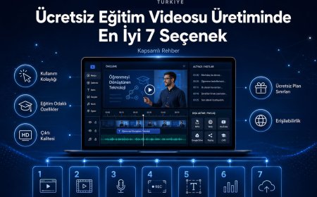 Ücretsiz Eğitim Videosu Üretiminde En İyi 7 Seçenek: Kapsamlı Rehber