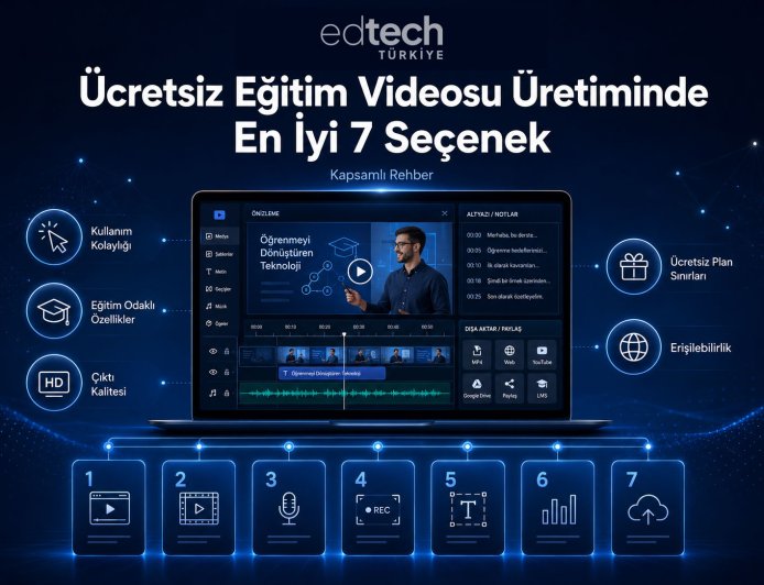 Ücretsiz Eğitim Videosu Üretiminde En İyi 7 Seçenek: Kapsamlı Rehber