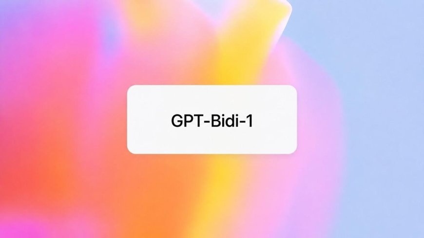 Dijital Diyalogda Yeni Dönem: GPT Bidi 1 ve Türkiye'nin Geleceği