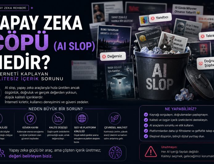 Yapay Zeka Çöpü (AI Slop) Nedir? İnterneti Kaplayan Kalitesiz İçerik Sorunu