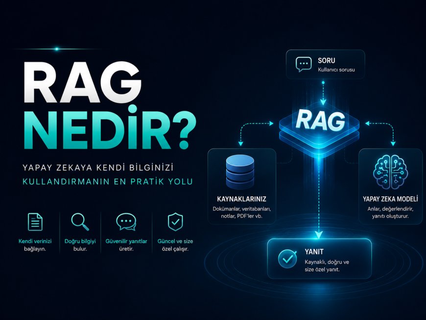 RAG Nedir? Yapay Zekaya Kendi Bilginizi Kullandırmanın En Pratik Yolu