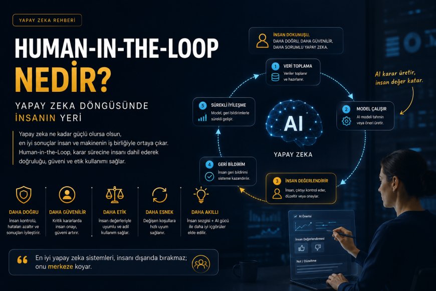 Human-in-the-Loop Nedir? Yapay Zeka Döngüsünde İnsanın Yeri