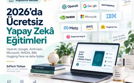 2026’da Ücretsiz Yapay Zekâ Eğitimleri: OpenAI, Google, Anthropic ve Daha Fazlası