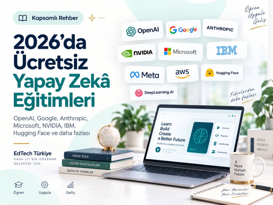 2026’da Ücretsiz Yapay Zekâ Eğitimleri: OpenAI, Google, Anthropic ve Daha Fazlası